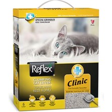 Indispensablely Klinik Özel Tanecik Süper Hızlı Topaklanan Kedi Kumu 1 Adet 6 Lt