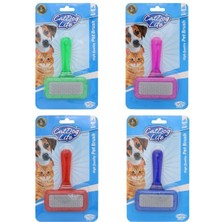 Indispensablely ​catdoglife Ince Uçlu Kedi ve Köpek Tüy Tarama Fırçası Renkli