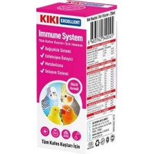 Indispensablely Kiki Excellent Immune System Kuşlar Için Bağışıklık Güçlendirici Sıvı Damla 25 ml