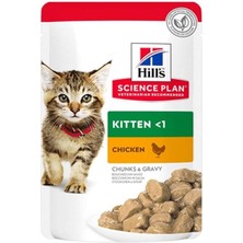 Indispensablely Hills Kitten Tavuklu Pouch Yavru Konserve Kedi Maması 1 Adet 85 gr