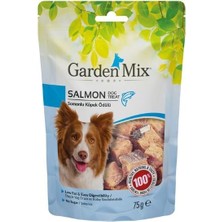 Indispensablely Garden Mix Somonlu Düşük Yağlı Şekersiz Köpek Ödül Maması 1 Adet 75 gr
