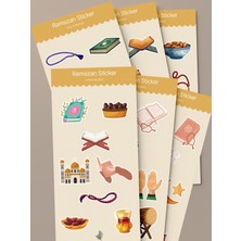 Tiny Stories TR Ramazan Temalı Sticker Seti 3- 6 Adet / Vintage, Ajanda, Defter,bullet Journal,scrapbook