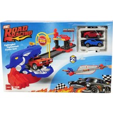 Nasyonel Toys Road Racing Oyuncak Araba Yarış Seti – Fırlatmalı Pist, 2 Arabalı – Çocuk Oyun Seti