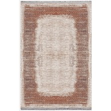 Kilim Home Mars 2096 Bej Modern Desenli Yıkanabilir Kaymaz Salon Halısı, Koridor ve Mutfak Halısı