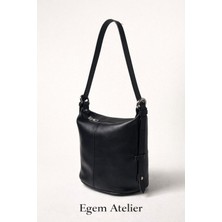 Egem Atelier Deri Çapraz Askılı Çanta