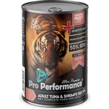 Indispensablely Performance Ton Balıklı ve Karidesli Yetişkin Konserve Kedi Maması 1 Adet 400 gr