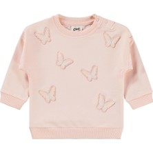 Civil Baby Kelebek Nakışlı 6-18 Ay Takım - Pembe 12-18 Ay