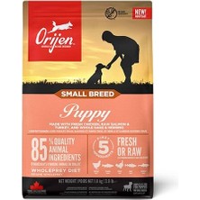 Indispensablely Orijen Puppy Small Breed Tavuk Somon ve Hindi Etli Küçük Irk Yavru Köpek Maması 1.8 kg