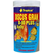 Indispensablely Tropical Discus Gran D-50 Baby Yavru Discus Balıkları Için Renklendirici Granül Balık Yemi 100