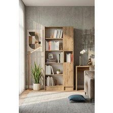 Yeti Mobilya Kuta FLAT85 Kitaplık 2 Kapaklı Kütüphane
