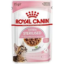 Indispensablely Royal Canin Kitten Sterilised Pouch Kısırlaştırılmış Yavru Konserve Kedi Maması 1 Adet 85 gr