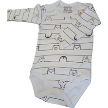 Bulut Anne ve Çocuk Uzun Kollu Çıtçıtlı Body %100 Desenli/renkli Kız/erkek/unisex Pamuklu 1-3 Yaş