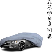ULTRASHOP Fiat 124 Spider Su Geçirmez Araba Brandası Dış Mekan Oto Brandası