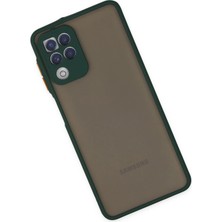 Renklime Newface Samsung Galaxy A22 Kılıf Montreal Silikon Kapak - Yeşil