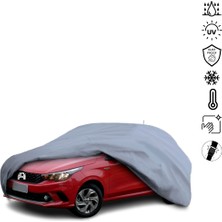 ULTRASHOP Fiat Argo Su Geçirmez Araba Brandası Dış Mekan Oto Brandası