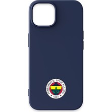 iPhone 14 Uyumlu Fenerbahçe Arma Lacivert Silikon Lisanslı Telefon Kılıfı