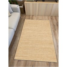 Kilim Home Mars 8745 Jüt Hasır Görünümlü Dekoratif Pamuk Dokuma Taban Halı
