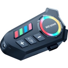 Wesdar K-291H Ambient Light Ipx8 Waterproof Bt 5.4 Motosiklet Kask Intercom