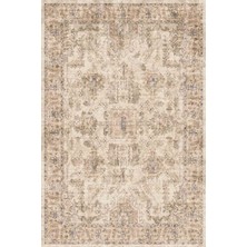 Kilim Home Mars Halı Geleneksel El Dokuma Motifli Bej Renkli Salon, Mutfak Halısı MARS2263