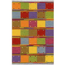 Kilim Home Mars 2039 Multy Tonunda Dekoratif Halı Salon Halısı Saçaklı Yıkanabilir Halı