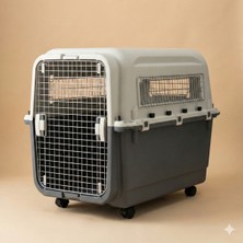 Tasma Market Xl Boy Tekerlekli Köpek Taşıma Kafesi ve Seyahat Kutusu 99.5X67X81.5 cm