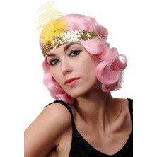 İSMİYLEAL Ismiyl 70 Ler 80 Ler 90 Lar Temalı Altın Renk Çarliston Saç Bandı  255669