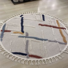 Eko Halı Terazzo  Trz 03  Multy  Yuvarlak  Halı  120*120  cm