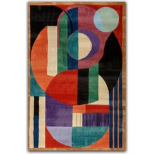 Kilim Home Geometrik Desenli Çok Renkli Modern Salon Halısı  Mutfak Halısı Dekoratif Halı Mars 219