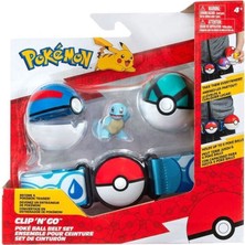 İSMİYLEAL Ismiyl Pok 95283-Q Pokemon Clip 'n' Go Pokeball Kemer ve Figür Seti 255669