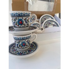 Rubi Porselen Topkapı Fincan Takımı Iki Kişilik