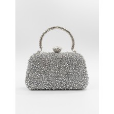 Gala Stil Gala Simli Taşlı Kadın Abiye Çanta