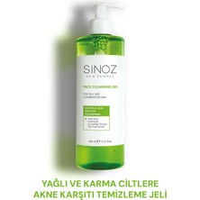 Sinoz Yağlı ve Karma Ciltler için Sebum Dengeleyici Yüz Temizleme Jeli 400 ml
