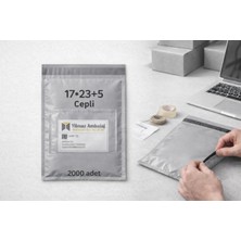 Ambalaj İstanbul 17*23+5 Cepli Kargo Poşeti 2000 ADET