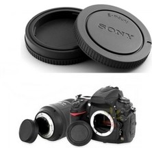 Sony E Mount Body Ön ve Lens Arka Kapağı A6600 A6500 A6400 A6300 A6100 A6000 A5100 A5000