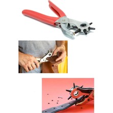 İsmiyle Al Çok Fonksiyonlu Kemer Delme Pensesi Deri Saat Kayışı Kemer Için Kullanışlı Delik Açma Arac�