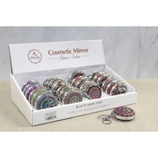 İsmiyle Al Taşlı El Aynası Anahtarlık Model 4