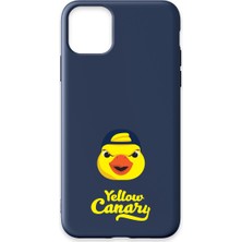 iPhone 11 Pro Uyumlu Fenerbahçe Yellow Canary Lacivert Silikon Lisanslı Telefon Kılıfı