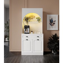 Guneystore Armoni Black Mini Kahve Köşesi Komple Mdf -