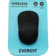İsmiyle Al Everest SM-804 Wireless - Kablosuz 1600DPI USB Optical Mouse Vakum Ambalaj (5047)