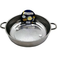 İsmiyle Al No-2 - 28CM Basık Süzek Metal Süzgeç (5047)