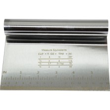 İsmiyle Al Metal Krom Hamur Kesici - Kazıyıcı 15X11CM (5047)