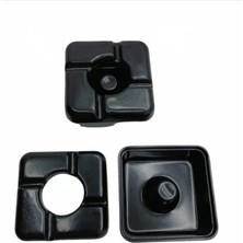 İsmiyle Al Kapaklı Kare Bakalit Küllük (5047)