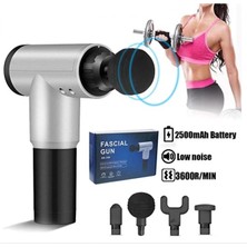 İsmiyle Al Fascial Gun RH-320 6 Kademe Hız Ayarlı, 4 Parça Başlıklı, USB Şarjlı, Masaj Tabanca Aleti (5