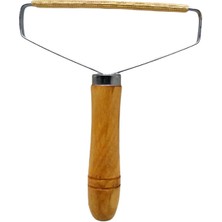 İsmiyle Al Ahşap Saplı Metal Tiftik Tüy Toplama