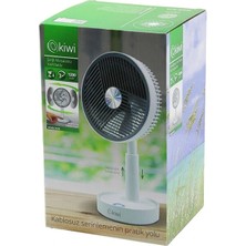İsmiyle Al Kiwi KFAN-7618 USB Şarjlı 5 Inç - 13.4cm Masa Üstü Vantilatör 3 Kademe Hız 5 Pls.kanat Ayar