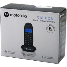 İsmiyle Al Siyah Dijital Kablosuz - Telsiz Telefon Arayan No Görme 50 Hafıza C1001CB (5047)