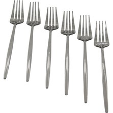 İsmiyle Al 6pcs Metal Yemek Çatal (5047)