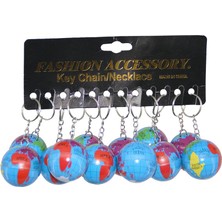 İsmiyle Al 12 Adet Dünya Anahtarlık