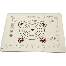 İsmiyle Al Dikdörtgen  40X50CM  Renkli Silikon  Hamur Matı  Ölçek Çizimli   240GR (5047)