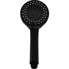 İsmiyle Al Büyük   Siyah Gövde - Beyaz Iğneler   Kademeli  Duş Başlık  Poşetli Ambalaj (5047)